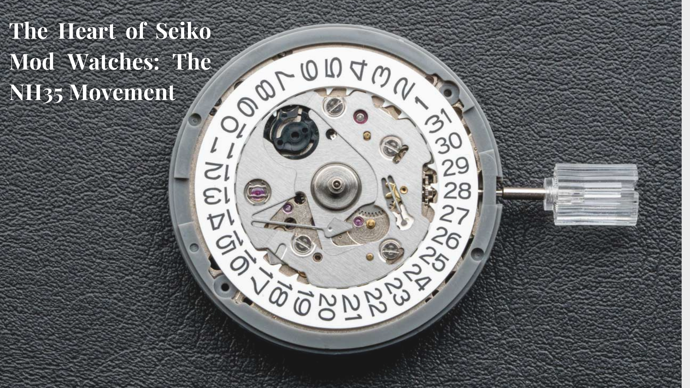 Seiko NH35 Automatic Movement With Date Function